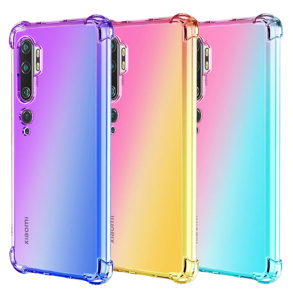 Bakeey Gradient Color Shockproof Soft TPU Protective Case for Xiaomi Mi Note 10 / Xiaomi Mi Note 10 Pro / Xiaomi CC9 Pro
