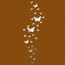 Honana DX-Y5 30PCS Butterfly Combination 3D Mirror Wall Stickers Home Decor DIY Room Decoration