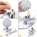 Modern Crystal Ball Table Lamp Night Light  Bedroom Bedside Desk Lamp Touch