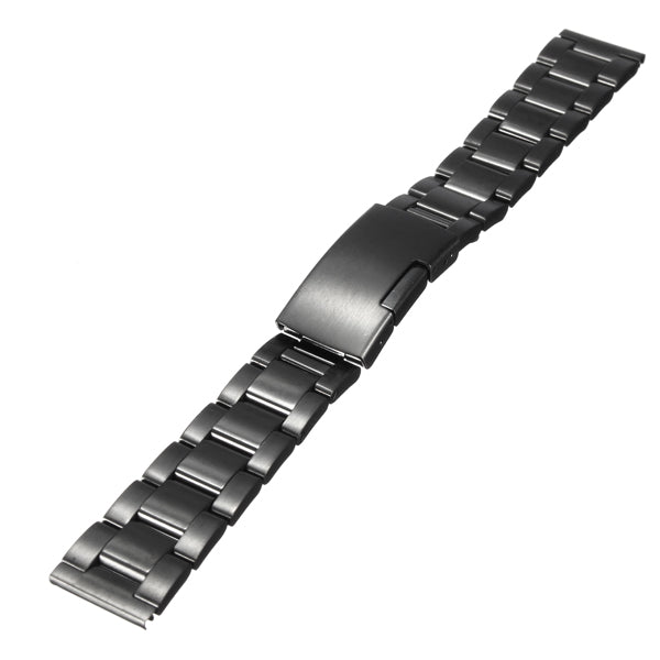 18mm 20mm 22mm 24mm Black Color Stainless Steel Watch Band