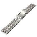 18/20/22/24mm Silver Stainless Steel Watch Band
