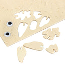 3D Wooden Owl Puzzle Jigsaw Children Kids Toy Pre Cut Wooden Shapes Model