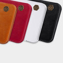 NILLKIN Flip Shockproof Card Slots Holder Full Cover PU Leather PC Protective Case for iPhone 11 Pro Max 6.5 inch
