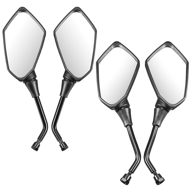 8/10mm Positive Universal Motorcycle Rearview Side Mirrors For Honda/Kawasaki/Suzuki Bolt