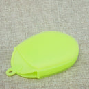 Double Sided Oval Silica Gel Bath Brush Multifunctional Baby Woman Bath Brush Heat Insulation Decontamination Cleaning Brushes