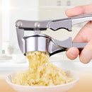 4-in-1 Multi-functional Extra Large Garlic Press Walnut Bottle Opener Home Hand Presser Manual Tools