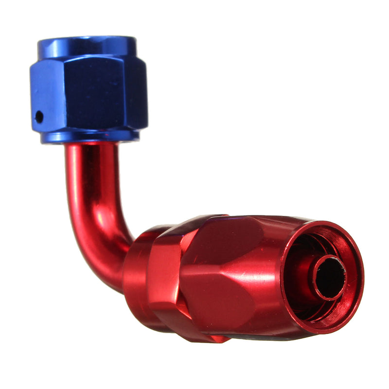 8AN AN-8 45 Degree push-on Hose End Fitting Oil Fuel Line Push On Adapter alloy