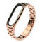 Mijobs Replacement Strap Metal Screwless Stainless Steel Wristband for Mi Band 3