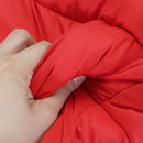 Unisex USB Heating Electric Heated Vest Winter Warm Hooded Jacket Coat Clothing Red