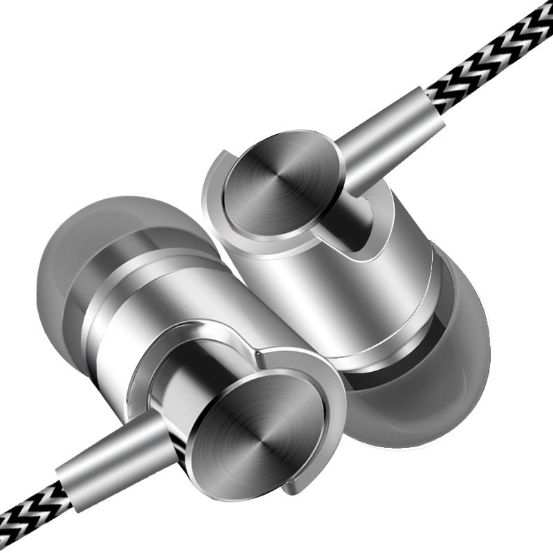 LEORY Mini Small 3.5mm Wired Control Earphone Stereo Heavy Bass Headphone with Mic