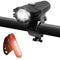 Xmund XD-BL12 T6 Bike Light Set 650LM Ultra Bright IPX4 1300mAh 4 Modes USB Rechargeable Bike Front Light 5 LED Tail Light
