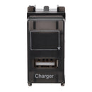 5V 2.1A USB Port Dashboard Voltmeter Phone Charger for Nissan