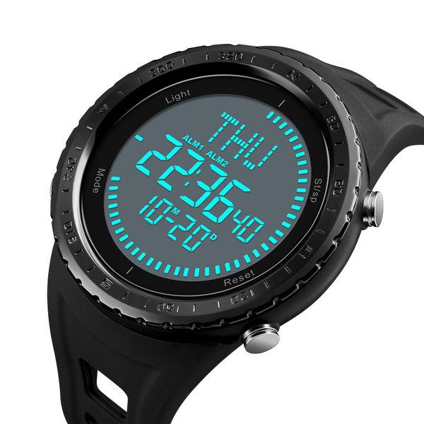 SKMEI 1342 Compass Chronograph Digital Watch Men Automatic Calendar Alarm Watches