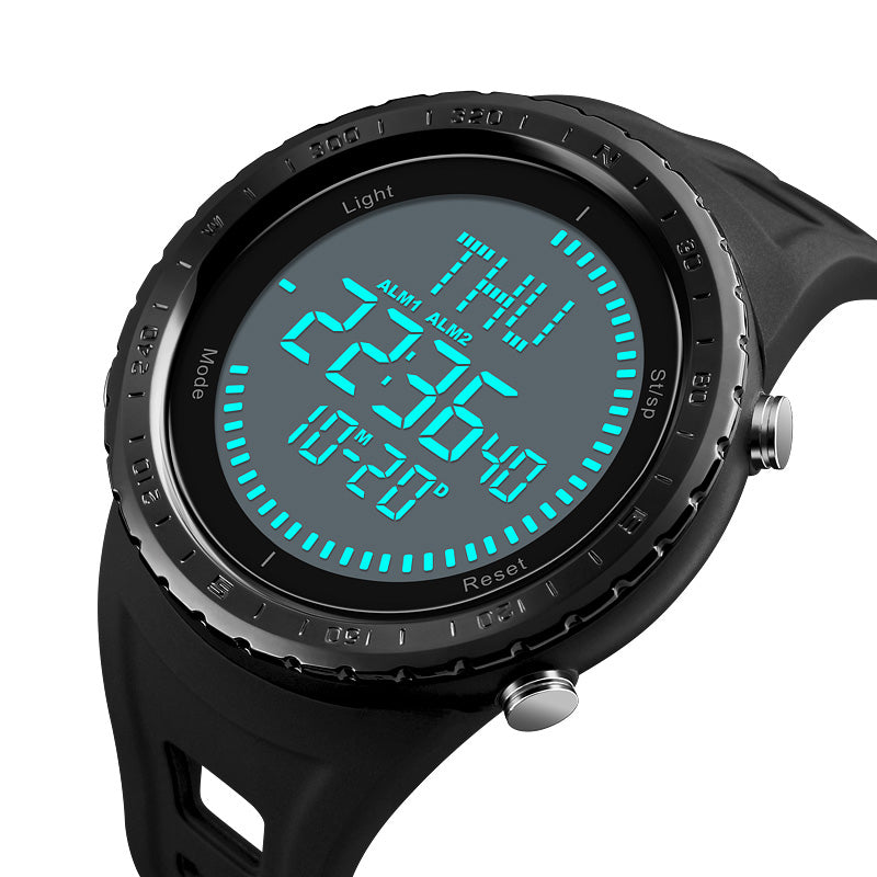 SKMEI 1342 Compass Chronograph Digital Watch Men Automatic Calendar Alarm Watches