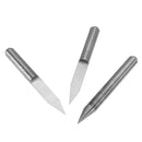 Wolike 10pcs 3.175mm Shank 30 Degree Cutter 0.3mm V-shape Carbide PCB Engraving Bits PCB Drill Bit
