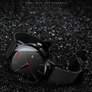 JENISES XD656 Waterproof Calendar Quartz Watches Milan Stainless Steel Strap Men Wrist Watch