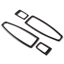 Carbon Fiber Car Interior Window Switch Button Cover Trim For BMWF20 F21 F30 F34