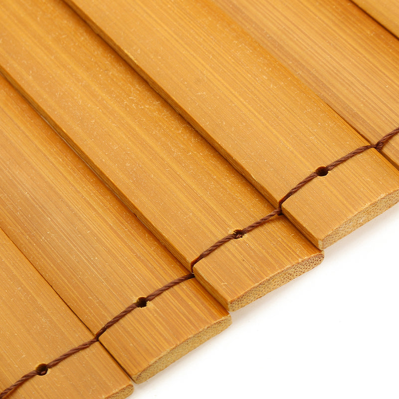 Wood Sofa Arm Rest Tray Flexible Couch Placemat Bamboo Foldable Snack Holder Table Pad