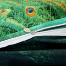 4PCS 3D Peafowls Dream Bed Bedding Sets Pillow Cover Sheet Bedroom Decor Set