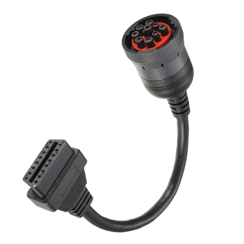 OBD2 Female 16 Pin to J1939 Deutsch 9 Pin Female Connector Truck Diagnostic Cable