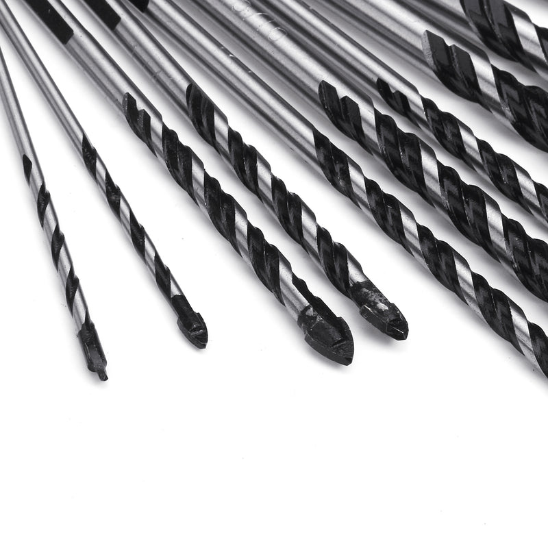 3-12mm Drill Bit Twist Spade Drill Triangle Bits for Ceramic Tile Concrete Glass Plank Tungsten Drill Bit