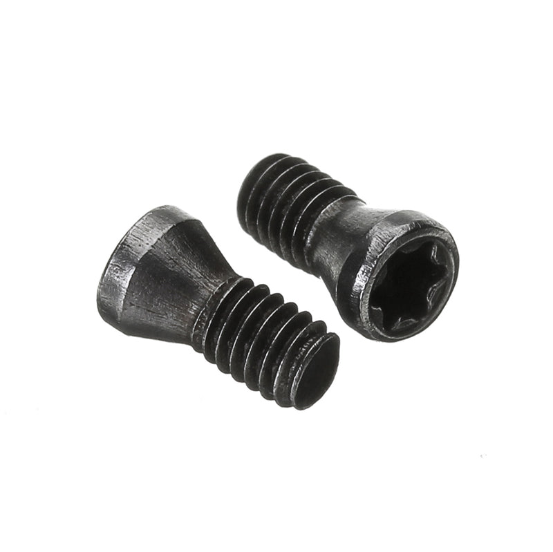 Suleve M2.5TT1 10Pcs M2.5 Tungsten Button Head Torx Screw for Carbide Inserts CNC Lathe Tool 6mm