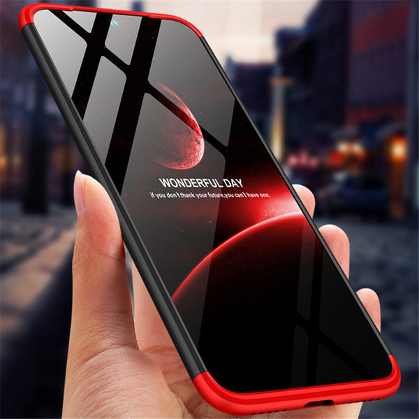 Bakeey 3 in 1 Double Dip Full Body Ultra Thin Shockproof Hard PC Protective Case for Xiaomi Redmi Note 7 / Note 7 Pro