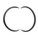 2Pcs Carbon Fiber Universal Car Wheels Anti Collision Mud Eyebrow Trim Fender Rubber Protector Strip