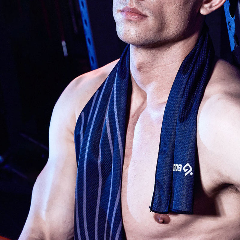 KCASA 100x30cm Cold Sense Sports Towel Quick-Drying Towel Wristband Outdoor Fitness Sweat-Absorbent Lightweight Quick-Drying Towel