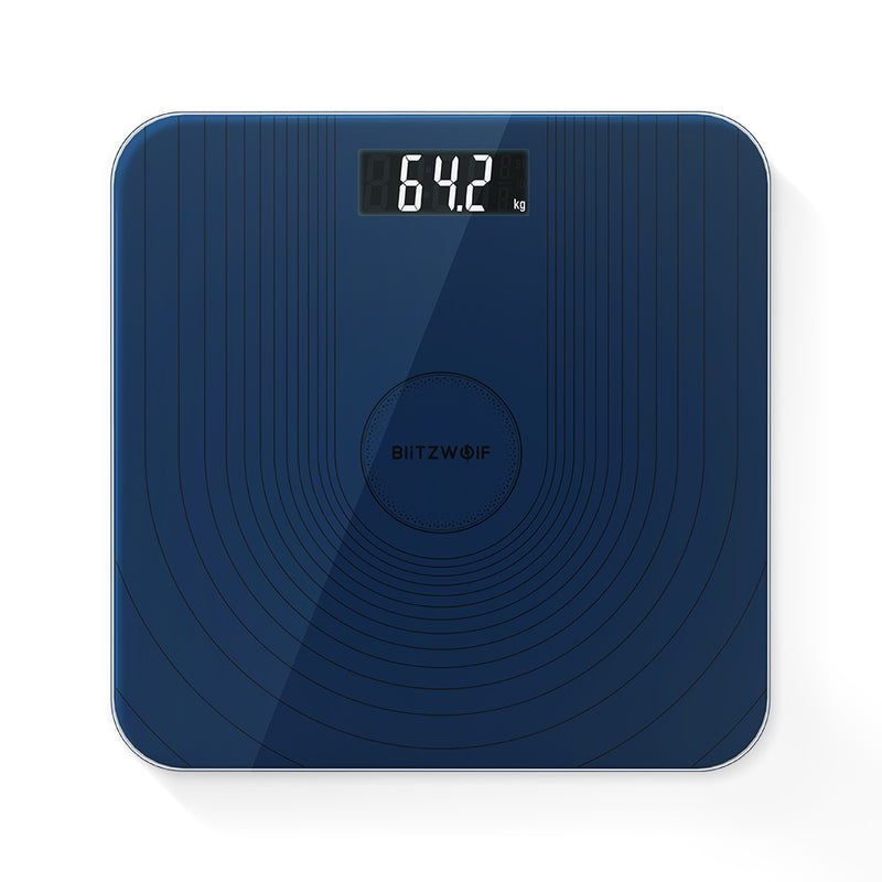 BlitzWolf BW-SC2 Floor Body Smart Electric Digital Weight Health Balance Scale Toughened Glass LCD Display 180kg/50g