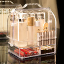 2 Drawer Clear Acrylic Cosmetic Makeup Organizer Jewelry Storage Box Desktop