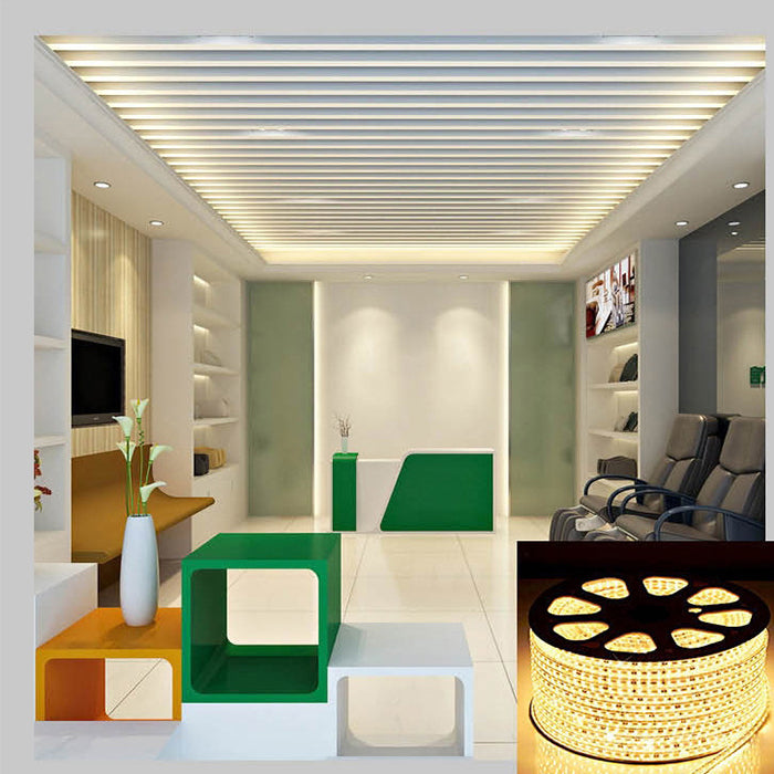 1M 220V LED Strip Light Lamp Christmas Desk Home Decor Lamp Tape TV Background Decorative Lighting