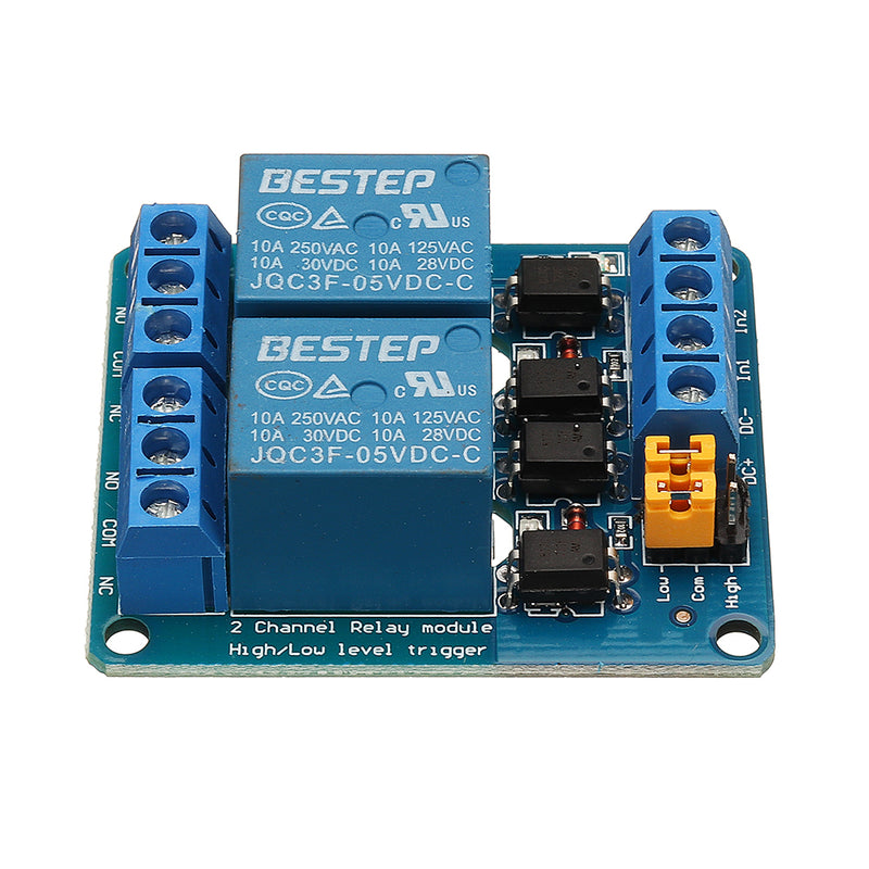 BESTEP 2 Channel 5V Relay Module High And Low Level Trigger For Auduino