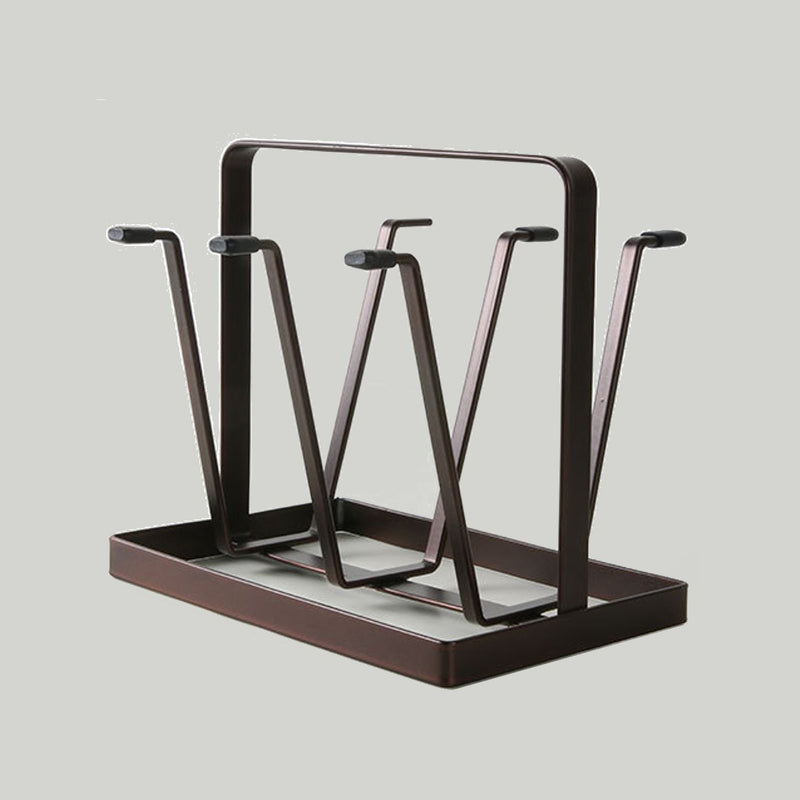 Cups Drain Kitchen Storage Rack Mug Glass Drinkware Display Organizer Holder