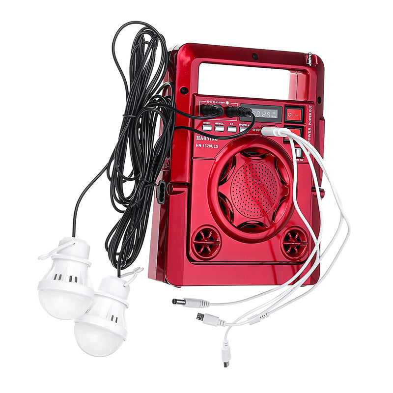 Multi-function Solar Radio Lighting Mobile Phone Charging Weather Forecast System for Emergency with AM/FM