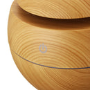 LED Colorful USB Intelligent Wood Grain Humidifier Ultrasonic Air Humidifier Aroma Essential