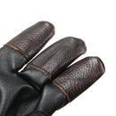 1Pcs Archery Finger Protect Glove 3 Finger Pull Bow Leather Shooting Glove  for Archery Hunting Shooting