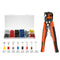 1200Pcs Insulated Electrical Wire Terminal & Wire Stripper Plier Crimper