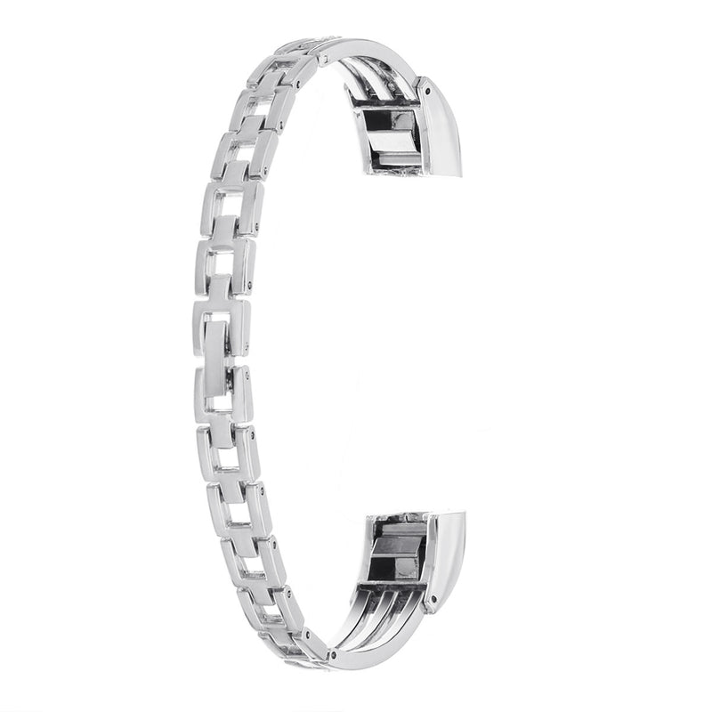 Stainless Steel Jewelry Watch Wristband Release Replacement For Fitbit Alta/HR
