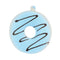 1PCS 5X2CM Simulation Whole PU Doughnut Squishy Toy Phone Chain