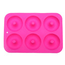 2pcs Donut Bagel Silicone Mold Cake Cookie Cheesecake Baking Non-Stick Mould