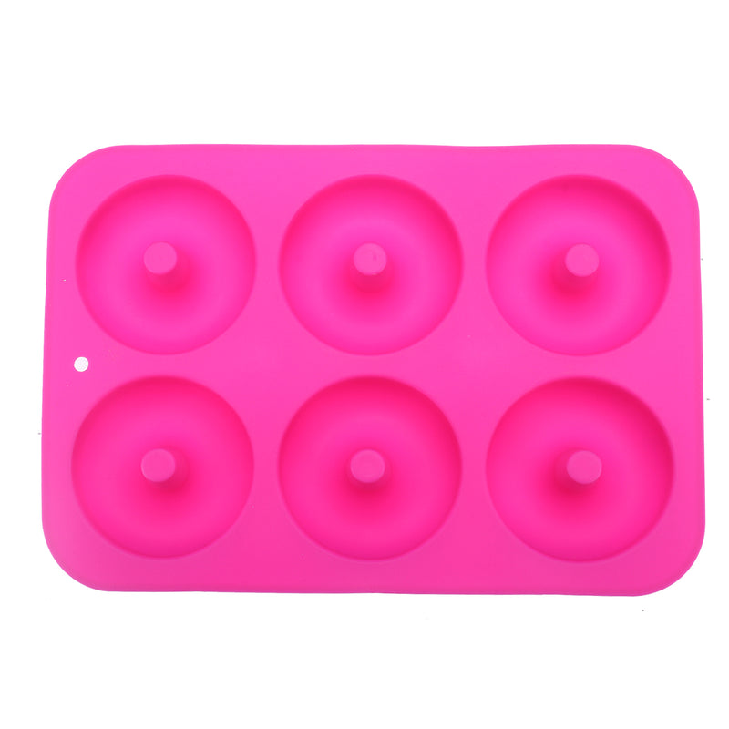 2pcs Donut Bagel Silicone Mold Cake Cookie Cheesecake Baking Non-Stick Mould