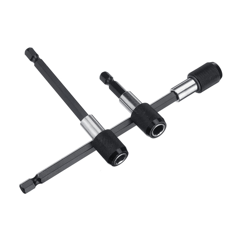 60-100mm Hexagonal Electric Drill Extension Rods Quick Release Self-Locking Screwdriver Bit Holder