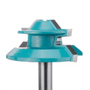 Drillpro 1/4 Inch Shank 45 Degree Lock Miter Router Bit 1-1/2 Inch Cutting Diameter Tenon Woodworking Cutter