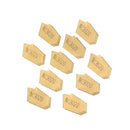 Drillpro 10pcs SP200 SP300 SP400 PC9030 NC3020 NC3030 Grooving Carbide Insert Lathe Cutter Turning Tool Parting and Grooving Off Tools