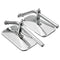 8mm Square Retro Classic Motorcycle Rear View Mirrors For Harley Thruxton Bonneville