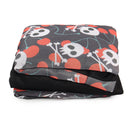 Universal Car Auto Seat Covers Front Back Seat Protectors Full Set Cover Skull Style For Cars Trucks Vans SUV