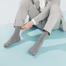 PULPOL SOCKS 5Pcs Men Mid-Calf Socks 97% Tube Cotton Anti-bacterial Classic Athletic Socks From Xiaomi Youpin