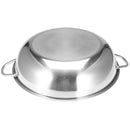 38cm Stainless Steel Twin Double Hot Pot Cookware Shabu Induction Compatible