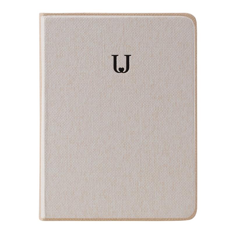 Jordan&Judy JJ-YD0032 Linen Hard Cover Notebook Business Journal Freenotes Diary Notepad Letter U Notebook For Taking Notes Drawing Painting Office School Supplies Stationery Gifts